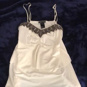 Barely worn cream wet seal shirt